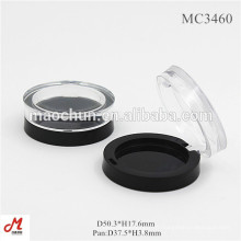 MC3460 Couvercle transparent petit étui rond pour les yeux Emballage de maquillage